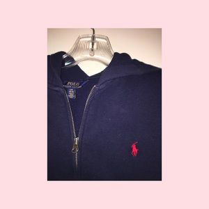 Dark blue polo jacket